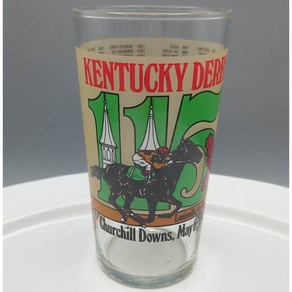 Other - Official 115th Kentucky Derby‎ Glass Tumbler- May 6, 1989 Churchill Downs